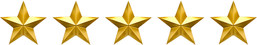 5 gold stars